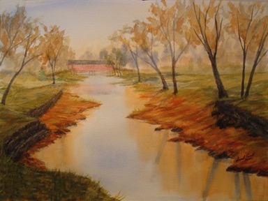 Covered Bridge Park
12" x 16"
watercolor
©2011
$300*